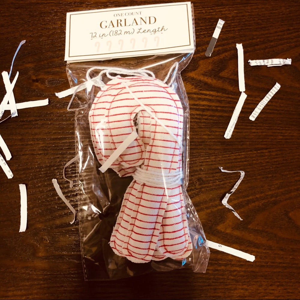 Candy canes garland